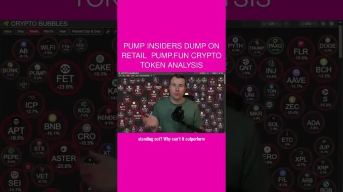 Pump Insiders Dump On Retail 💀 Pump.fun Crypto Token Analysis