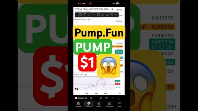 Pump.Fun $1 🚀😱 Pump Coin 🚨 #pumpfun #pump #crypto