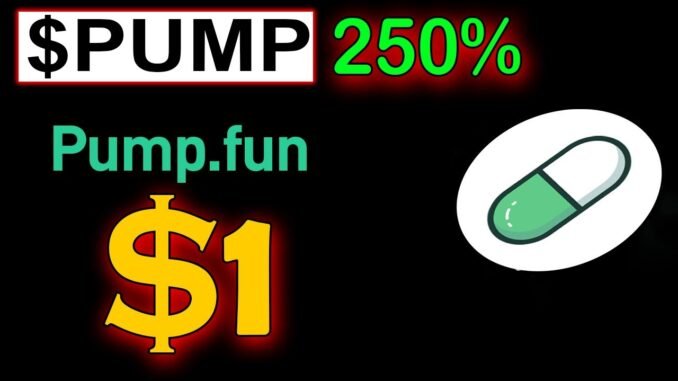 Pump.Fun Coin $1 (250%) 😱 $PUMP Token 🔥 #pumpfun #pump #crypto