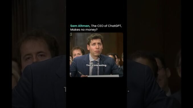 #SAMALTMAN, CEO of OpenAi #chatgpt #perplexityai #meta #ai #openai #business #entrepreneur #crypto