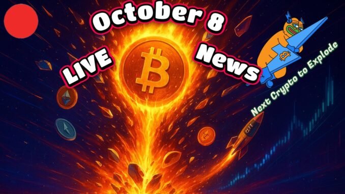 Next Crypto to Explode Live News Today: Timely Insights for Chart Sniffers (October 8)