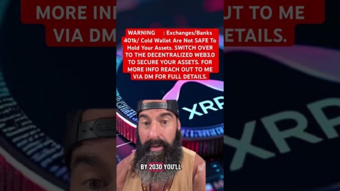 Secure Your Crypto AssetsOn A DecentralizedWallet Connect To WEB3 #xrp #web3 #fyp #crypto #xlm