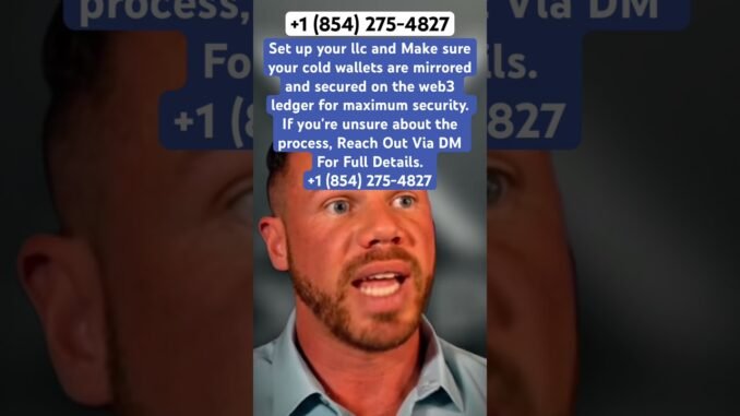 Set up your LLC and Web3 wallet to protect your crypto assets .#xrp #bitcoin #crypto #xrpcommunity