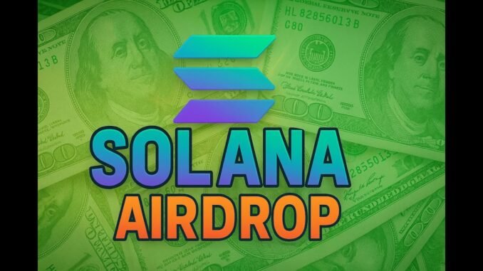 Solana Airdrop Secrets — Earn FREE $500 in SOL! 🪂 Ultimate Crypto Guide 2025