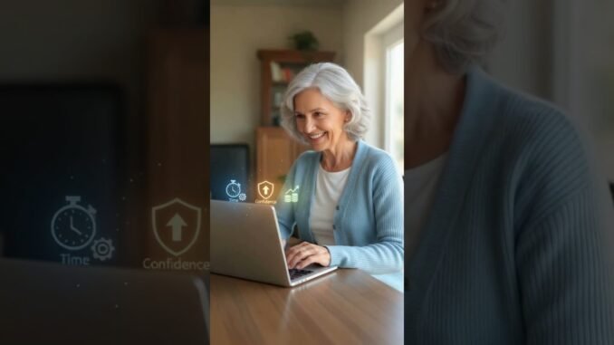 Stop Feeling Tech-Left-Behind! Simple AI Tools for Beginners (55+) To Earn From Home 💰 .