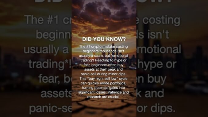 The #1 Crypto Mistake Costing Beginners THOUSANDS!