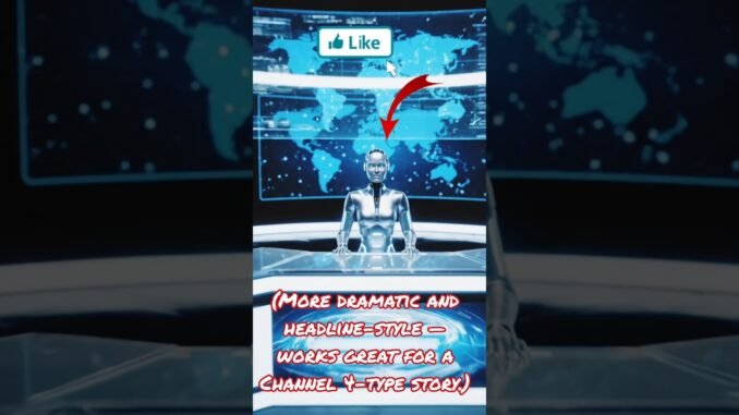 “The UK’s First AI News Anchor – Is This the Future?”#AINewsAnchor. #Channel4UK3. #FutureOfNews