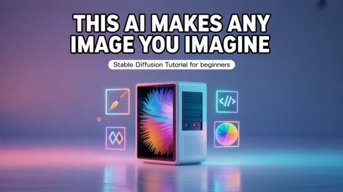 This AI Makes ANY Image You Imagine | Stable Diffusion Tutorial for Beginners