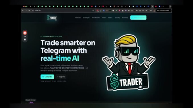 Trader.dev – AI-Powered Trading Tools on Telegram | Smart & Secure Tech Overview 🤖📊