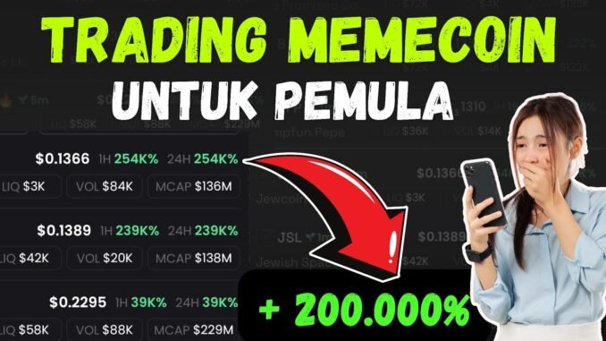 Trading Meme Coin Untuk Pemula - Anti RUGPULL #memecoin #dexscreener