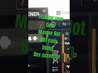 #Trading new #coin using Dex screener chasing new coin 🪙