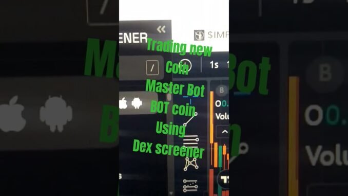 #Trading new #coin using Dex screener chasing new coin 🪙