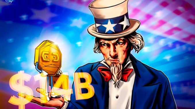 US Gov’t Seeks to Add $14B to Crypto Reserves as US Gov’t Seeks to Add $14B to Crypto Reserves as Part of Forfeiture Case