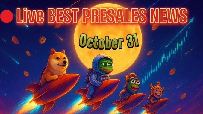 US Senate Nears Crypto Bill Publication, Coinbase Q3 Report Shows Best Presales Live News Today: Latest Updates on Early Crypto Projects with 10x Potential (October 31)