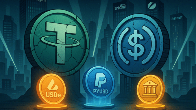 USDT, USDC duopoly in Stablecoin declines as competition and regulation reshape the market