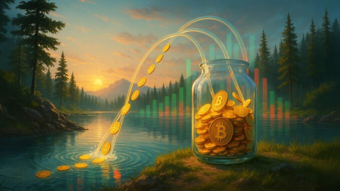 Why Bitcoin ETFs exploded to $9.7B volume as trade war fears hit