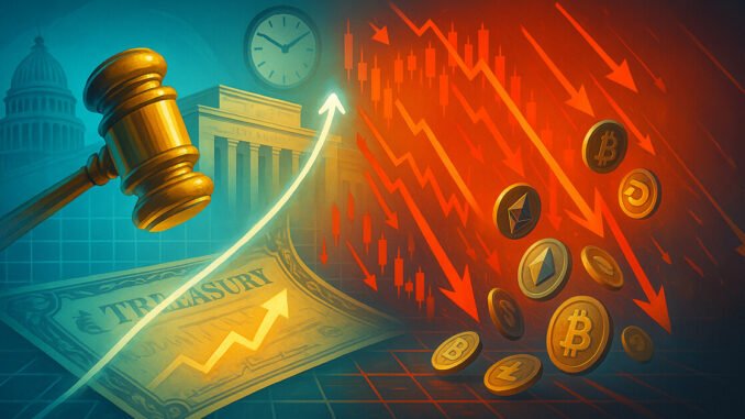 Why is everything dumping? Mixed treasury auction results point to risk-off
