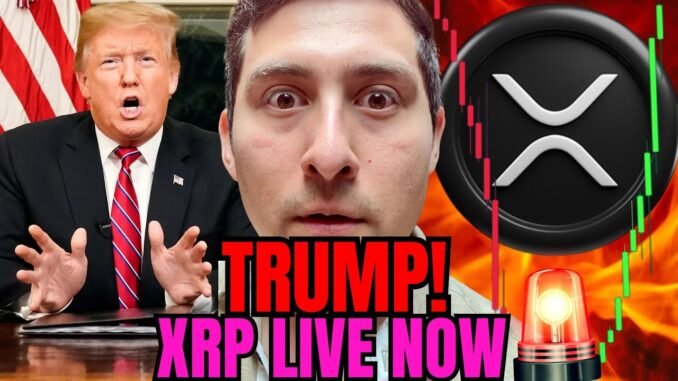XRP TRUMP LIVE NOW!🔴XRP PUMP READY