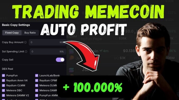 cara mudah profit trading memecoin #memecoin #trading #dexscreener
