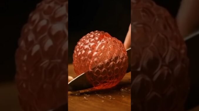 lichi cutting with sharp knife#trendingshorts#knifeskills#asmrsounds#relaxing#chatgpt#lichi#satisfy