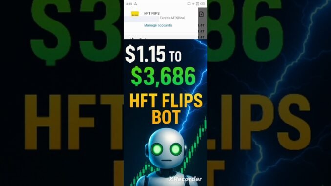 $1.15 ➝ $3,686 | AI Forex Bot Printing Profits! 🚀 HFT Auto Trading (Live Results)