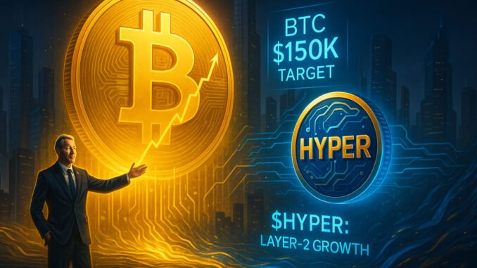 Saylor’s $150K Bitcoin Prediction Sparks Interest in $HYPER: the Layer-2 Built for the Future