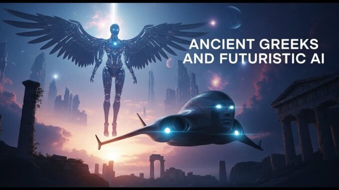 AI Generated Sci-Fi for Beginners: Exploring Humanized Aircraft and Robot Angels in 3D Animation