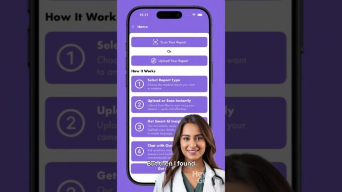 AI ReportBuddy Your Private Medical Report Guide #technology #productivity #youtubeshorts #medical