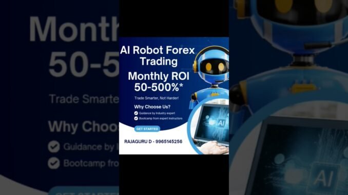 AI Robot Forex and Crypto Trading Services Available, Best ROI 50-500%* Monthly,  50/50 Sharing