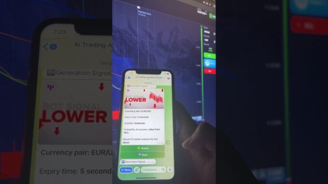 AI signals for Pocket Option from a trading bot (100% PROFIT)