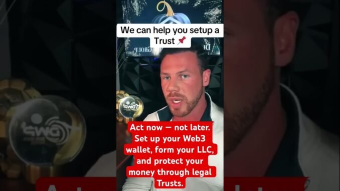 Act now — not later.Set up your Web3 wallet, form your LLC. #xrp #web3 #llc #defi #cryto