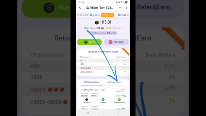 Ai Earn Plan Strategy | Ai Earn Real fake reality| Ai Earn plan Review daily earning#aiearn#earning