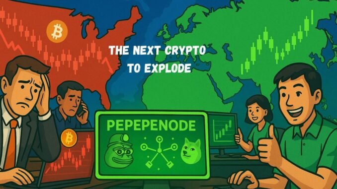 Asia Buys Bitcoin Dip While US Sells: Analysts Explain Why as PEPENODE is a Smart Buy