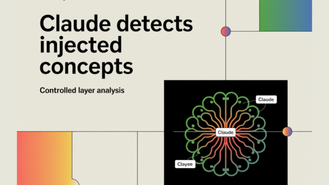 Anthropic's New Research Shows Claude can Detect Injected Concepts, but Anthropic's New Research Shows Claude can Detect Injected Concepts, but only in Controlled Layers