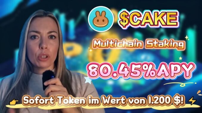 Anti-Crash Plan: CAKE → PancakeSwap für APY 80.45%% und weniger Risiko im Portfolio