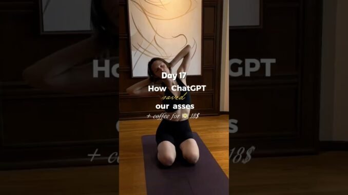 Asking ChatGPT for help because we got sick in Chiang Mai🇹🇭…and I tried coffee for 18$ ☕️