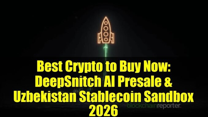 Best Crypto to Buy Now: DeepSnitch AI Presale & Uzbekistan Stablecoin Sandbox 2026