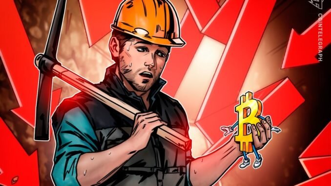 Bitcoin miners squeezed by record hashrate even as sector stocks jump