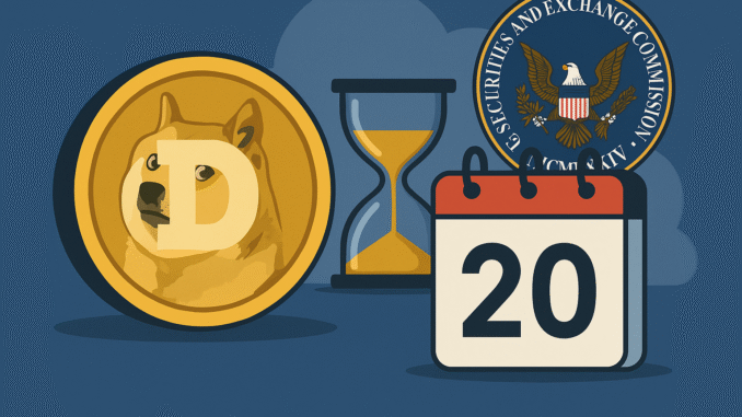 Bitwise Dogecoin ETF filing starts 20-day SEC countdown for approval