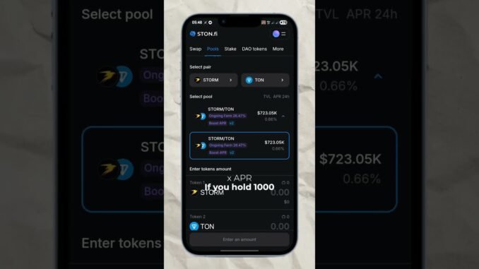 Boost Farm Is Live — Multiply Your STON Rewards Instantly #cryptonews #stonfi #techtok