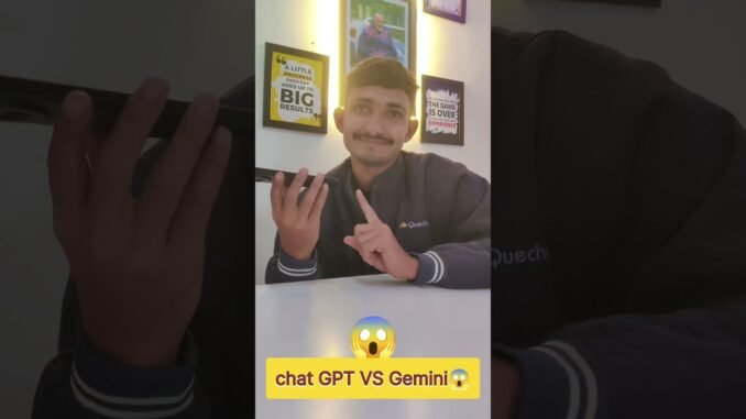 Chat GPT VS Gemini 😱 #chatgpt #shorts