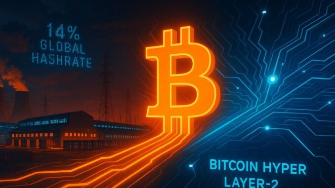 China Ignores Mining Ban, Accounts for 14% of Global Hashrate: Fuels Bitcoin Hyper.