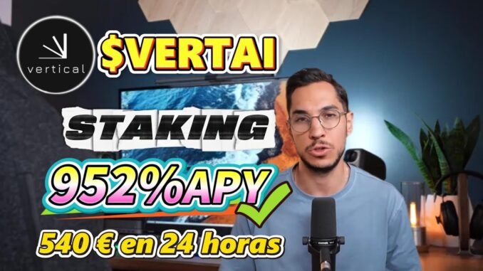 Cómo usar VERTAI coin staking en Vertical AI para cripto ganancias