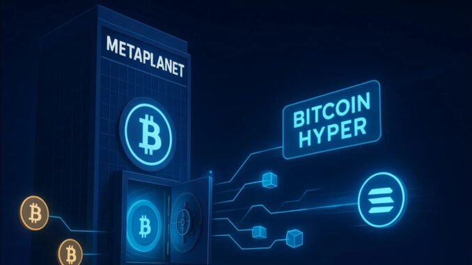 Metaplanet Leverages 30,823 $BTC for $130M Loan. Bitcoin Hyper Rides the Wave Into a $28.5M Presale.