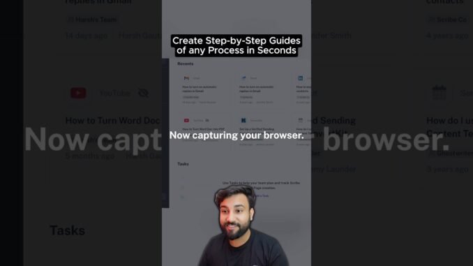 Create Step by Step Guides of Any Process using AI #scribepartner