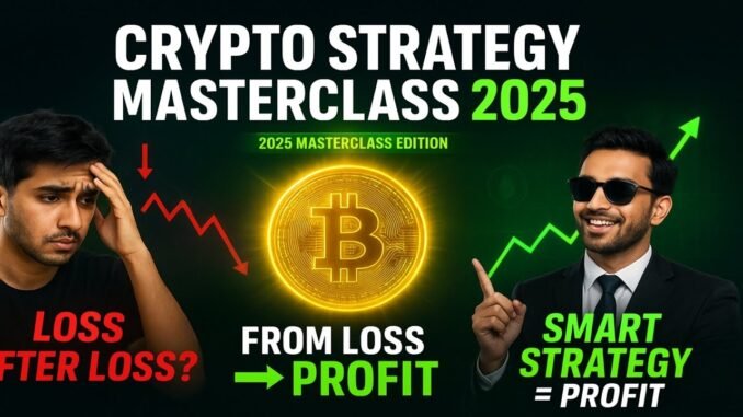 Crypto Strategy Masterclass 2025 | Step-by-Step Profit Learn करो 🚀 (Beginners to Pro)