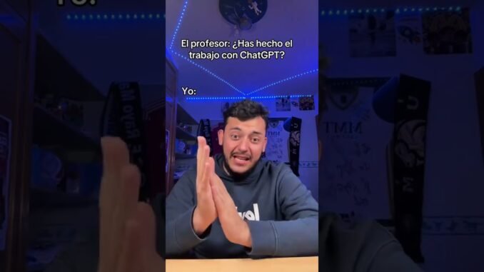 Cuando el profe sospecha… y tú sabes que ChatGPT te salvó la vida 😭😂 #humor #meme #colegio #chatgpt