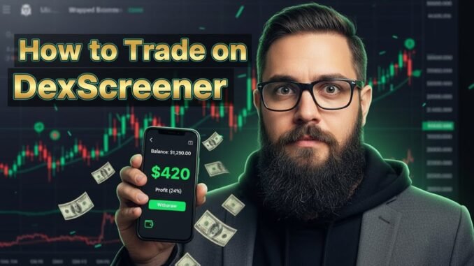 Dexscreener Tutorial for Beginners - How to Trade on Dexscreener - How to Use Dexscreener App