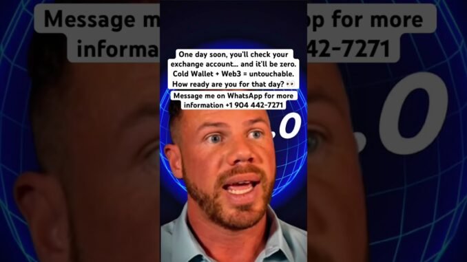 Do not hold your crypto on exchanges or cold wallet make sure you are holding them on Web3 #xrp