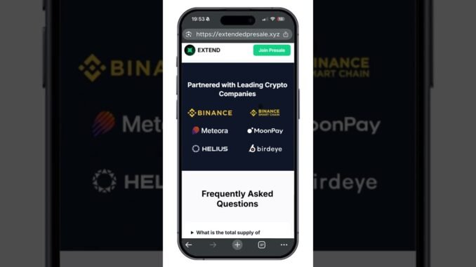 $EXTEND Presale Is LIVE – Extended Could Be the Next Big AI